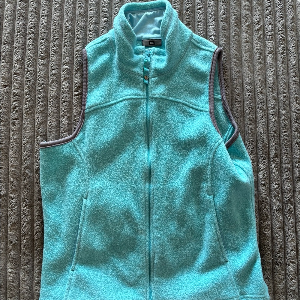 REI Turquoise Fleece Vest